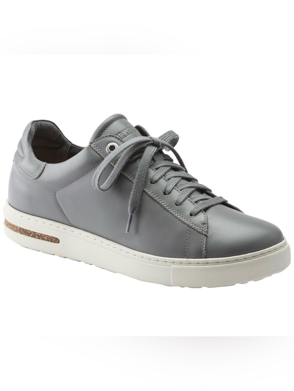 Birkenstock Gray Leather Bend Low Sneakers 46